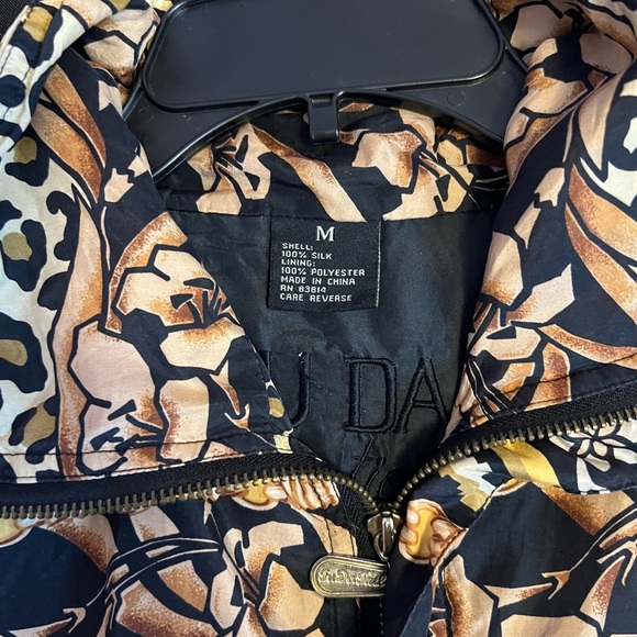 Vintage Late 80s FUDA International Leopard Print Jacket with Gold Accents - Picture 5 of 5